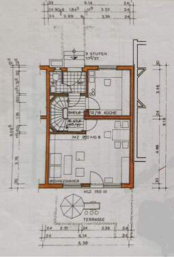 Grundriss EG - Reihenmittelhaus mit solider Substanz und Potenzial in ruhiger Lage von Eichenau