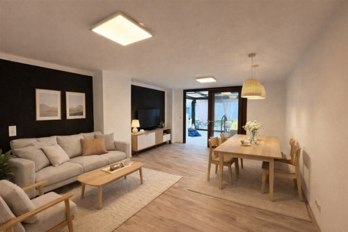 Wohnzimmer möbiliertes Beispiel - 