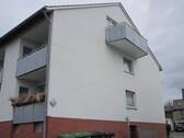 Seitenansicht Balkon - 2 Zimmer Etagenwohnung zur Miete in Kirchlengern