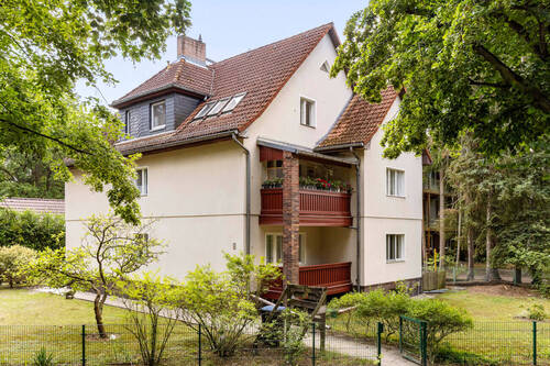 Hausansicht - 2 Zimmer Etagenwohnung zur Miete in Falkensee