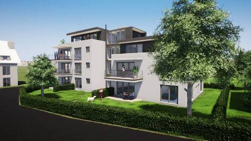 Ansicht - BAUVORANKÜNDIGUNG - PROJEKTIERTER NEUBAU: EXKLUSIVE 2-ZIMMER-WOHNUNG IN WEINGARTEN