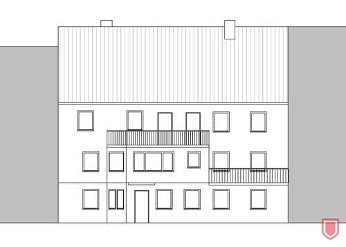 Plan Ansicht Garten - 