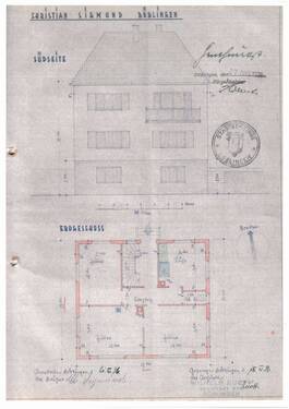 EG + Ansicht - Mehrfamilienhaus, Wohnhaus mit 170,00 m&sup2; in Böblingen zum Kaufen