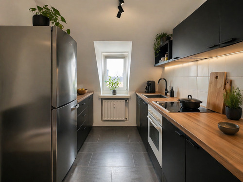 Küche - Etagenwohnung mit 68,20 m&sup2; in Düsseldorf zum Kaufen