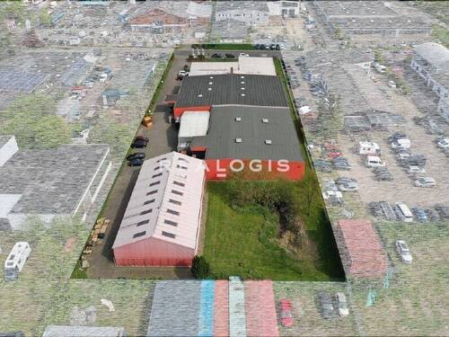 Luftbild Rückansicht - Halle zum Kaufen in Elmshorn