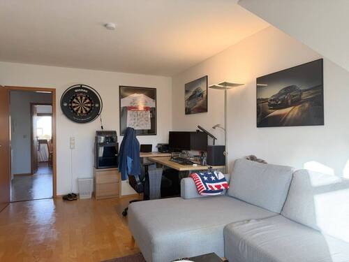 Wohnzimmer - 2 Zimmer Etagenwohnung zur Miete in Wolfratshausen