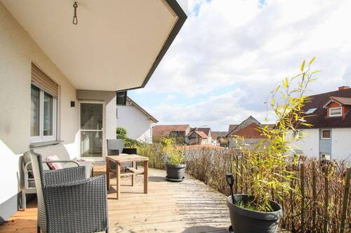 Terrasse - 6 Zimmer Einfamilienhaus in Mücke