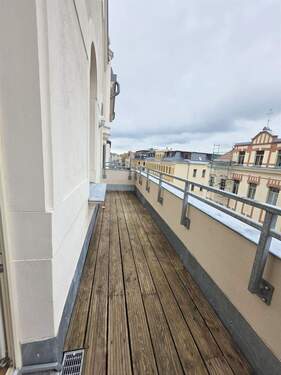 Balkon - 4 Zimmer Etagenwohnung in Leipzig