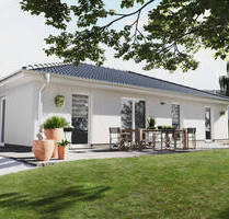 Halle (Saale) nördlich: Bungalow-Neubau auf 608 qm Baugrundstück - Könnern OT Kirchedlau