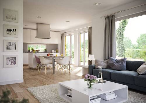 Wohnbeispiel Wohn- und Essbereich - 4 Zimmer Einfamilienhaus in Bochum