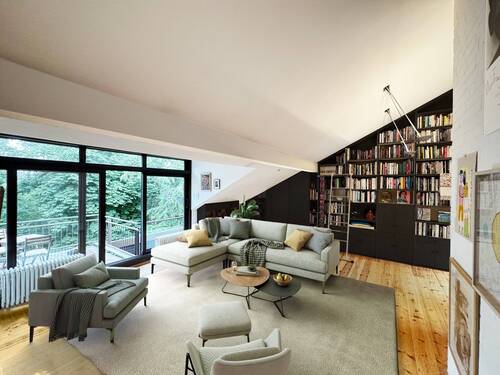 Haus 2: Wohnen DG - Bsp.möbliert - 1 Zimmer Mehrfamilienhaus, Wohnhaus zum Kaufen in Rösrath