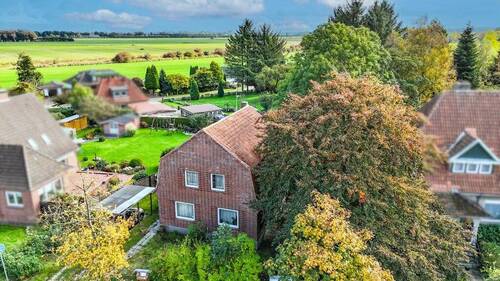 Luftaufnahme 2 - 6 Zimmer Einfamilienhaus in Neuhaus (Oste)