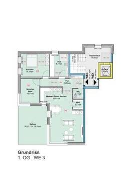 22 Genehmigungsplanung_1.OG WE 3 - 