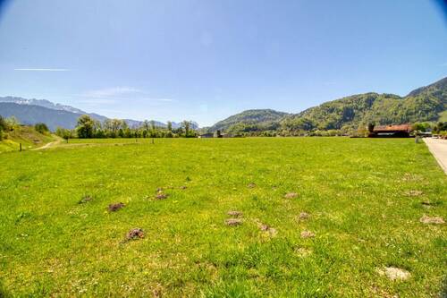 Blick nach Westen - Grundstück in Oberaudorf