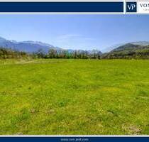 Baugrundstück mit unverbautem Bergblick für ein Ein- oder Zweifamilienhaus - Oberaudorf