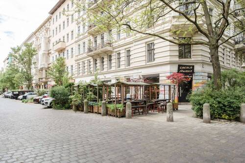 Blick ind die Straße - 