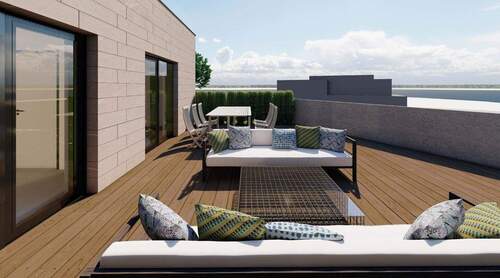 Terrasse Dachgeschoss - Grundstück zum Kaufen in Zwenkau