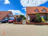 Straßenansicht - Doppelhaushälfte mit 123,40 m&sup2; in Hohe Börde zum Kaufen