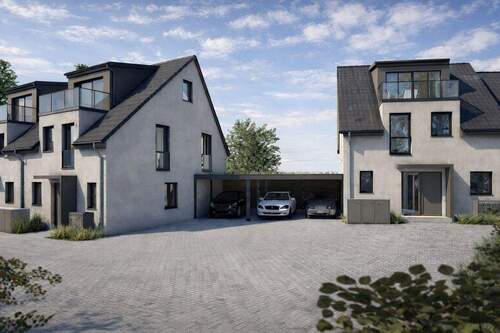 Zugang Haus 4 und Haus 3 - 5 Zimmer Doppelhaushälfte in Oestrich-Winkel