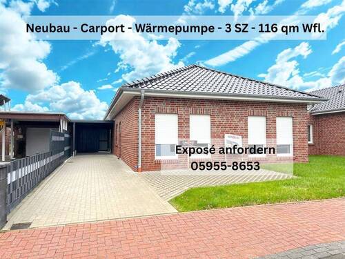 Schifferstrasse - Bungalow ebenerdig - Neubau - Erstbezug - Fußbodenheizung - Wärmepumpe - Carport