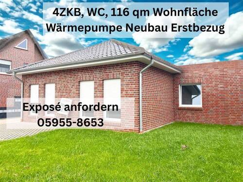 Neubau Erstbezug - 4 Zimmer Mehrfamilienhaus, Wohnhaus zum Kaufen in Ostrhauderfehn