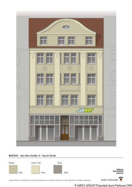 Farbkonzept - Etagenwohnung mit 106,80 m² in Bautzen zur Miete
