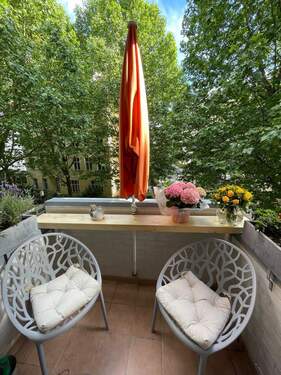 Balkon.jpg - Genehmigung zur Kurzzeitvermietung! Top ausgestattete Wohnung in Top Lage in Berlin Schöneberg mit.
