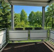 3-Zimmer-Wohnung mit Parkblick, Balkon und Tiefgaragenstellplatz in Leipzig-Nord
