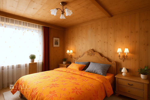 Schlafzimmer Einrichtungsbeispiel - Etagenwohnung mit 65,00 m&sup2; in Hausham zum Kaufen