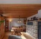 Wohnzimmer Kachelofen EG Haus 1 - 
