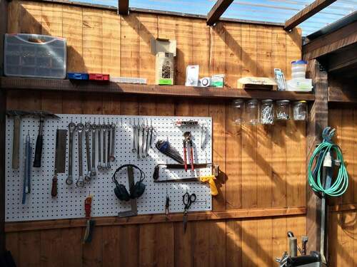 Innenansicht Werkstatt - 