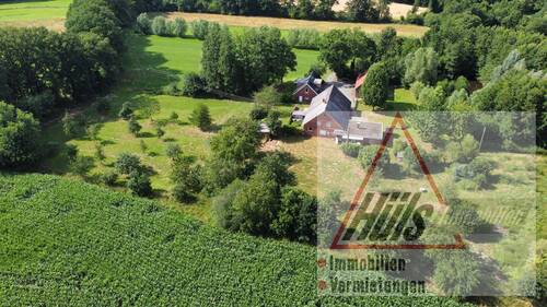 Luftansicht.. - Mehrfamilienhaus, Wohnhaus zum Kaufen in Lienen