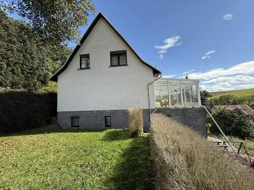 Ansicht vom Garten - 5 Zimmer Einfamilienhaus zum Kaufen in Bocka