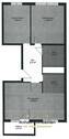 3-Raumwohnung, rechts, mit Balkon - 