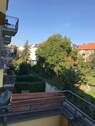 seitlicher Blick vom Balkon - 