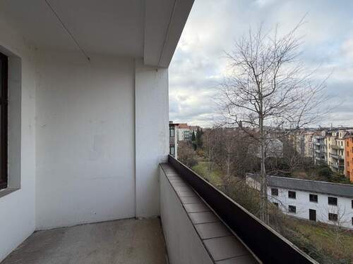 Balkon mit Stadtblick - 2 Zimmer Etagenwohnung in Görlitz