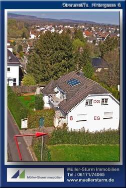Oberursel Hintergasse 6 02 Ansicht vorn 0 neu Ema - OBERURSELTs. Große EG-Wohnung mit riesigem Garten (Im 2-FH!!)