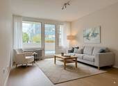Wohnbereich (visualisiert) - ** sanierte Wohnung ** bezugsfreie 1-Zim.-Wohnung in der Nähe vom Olympiapark in Schwabing-West **