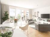 Innenvisualisierung - 3 Zimmer Etagenwohnung in Villingen-Schwenningen