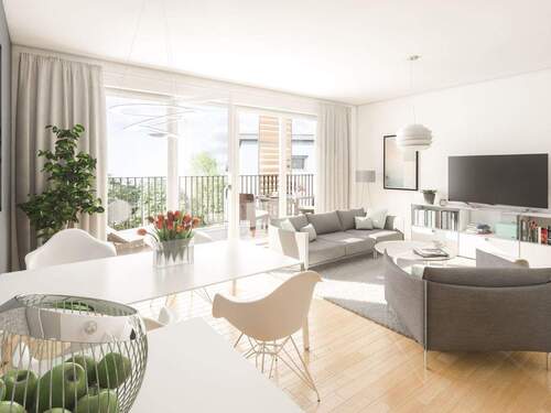 Innenvisualisierung - 3 Zimmer Etagenwohnung in Villingen-Schwenningen