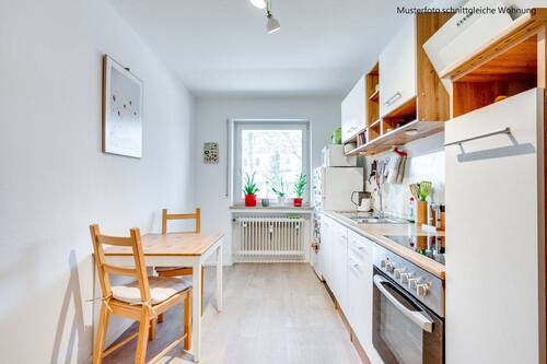 Musterfoto Küche - 2 Zimmer Etagenwohnung in München