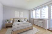 Schlafzimmer - Terrassenwohnung mit 101,00 m&sup2; in haar zum Kaufen