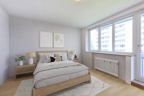 Schlafzimmer - Terrassenwohnung mit 101,00 m&sup2; in haar zum Kaufen