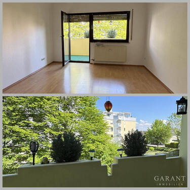 Collage - Praktische 2 Zimmer-Wohnung mit Aufzug und Balkon - sofort frei!