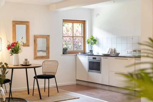 Offene Küche - Etagenwohnung mit 80,60 m² in Schleching zum Kaufen