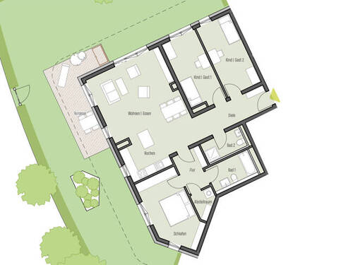 Shape Wohnung 4.0.1 - 4 Zimmer Etagenwohnung zum Kaufen in Frankfurt am Main