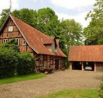 Idylisches Wohnen in historischer Wassermühle mit Nebengebäuden - Asendorf Graue