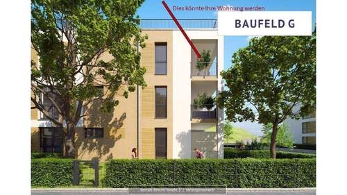 Wohg. 12 mit 4 Zimmern.jpg - Helle 4-Zimmer Wohnung mit Balkon-ERSTBEZUG !