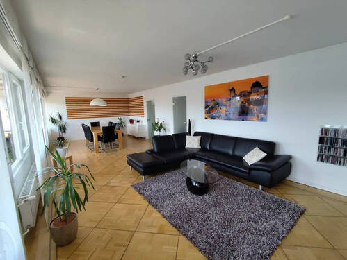 Wohnzimmer - Etagenwohnung mit 137,00 m² in Pliezhausen zum Kaufen