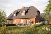 Visualisierung Rückseite - 3 Zimmer Doppelhaushälfte in Wrixum